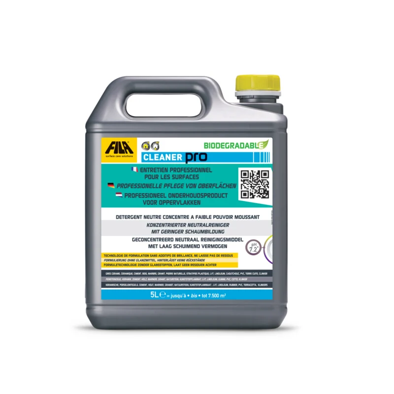 Fila Cleaner Pro 5 Liters Carefully cleans all types of floors and surfaces 60500005OFT